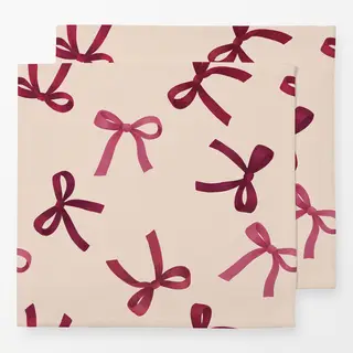 Servietten rosa rot
