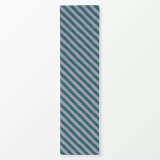 Tischläufer Streifen Brush Diagonal lila