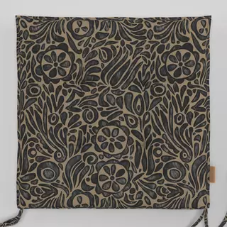 Sitzkissen Paisley dark sand black