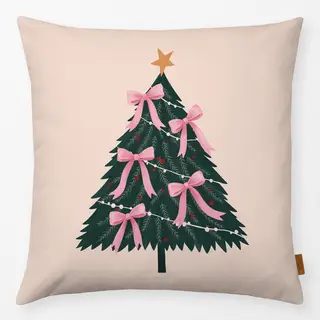 Kissen Weihnachtsbaum Schleifen
