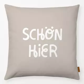 Kissen schön hier beige