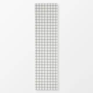 Tischläufer Thin Checks Black