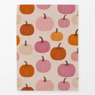 Geschirrtücher Kürbis Muster pink rosa orange