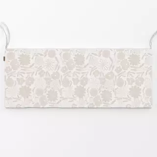 Bankauflage Wildflowers beige creme