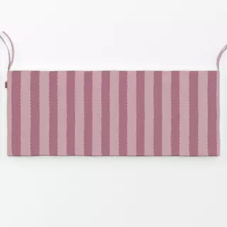 Bankauflage Streifen Wellen rosa