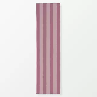 Tischläufer Streifen Wellen rosa