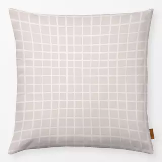 Kissen Karo beige