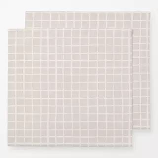 Servietten Karo beige