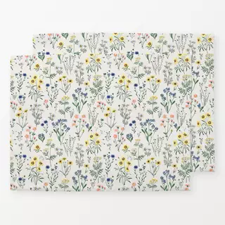 Tischset Wild Flowers Offwhite