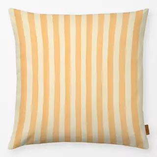 Kissen Streifen Orange Gelb