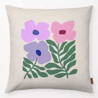 Kissen Blumen rosa pink flieder