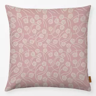 Kissen Swirling Flowers rosé