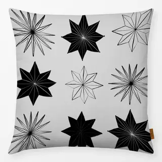 Kissen Sterne GRAU