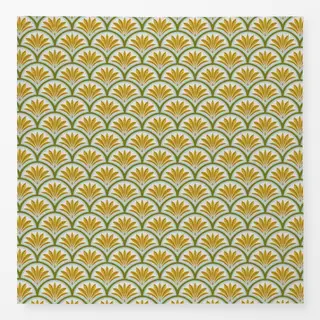 Tischdecke Tropical Palmenblätter Grün