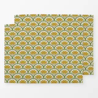 Tischset Tropical Palmenblätter Grün