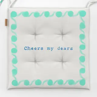 Sitzkissen Cheers my dears Punkterand