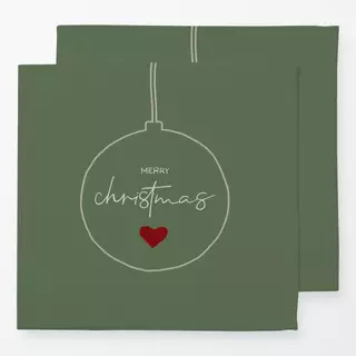 Servietten Cosy Christmas Weihnachtskugel