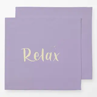 Servietten Relax in flieder lila