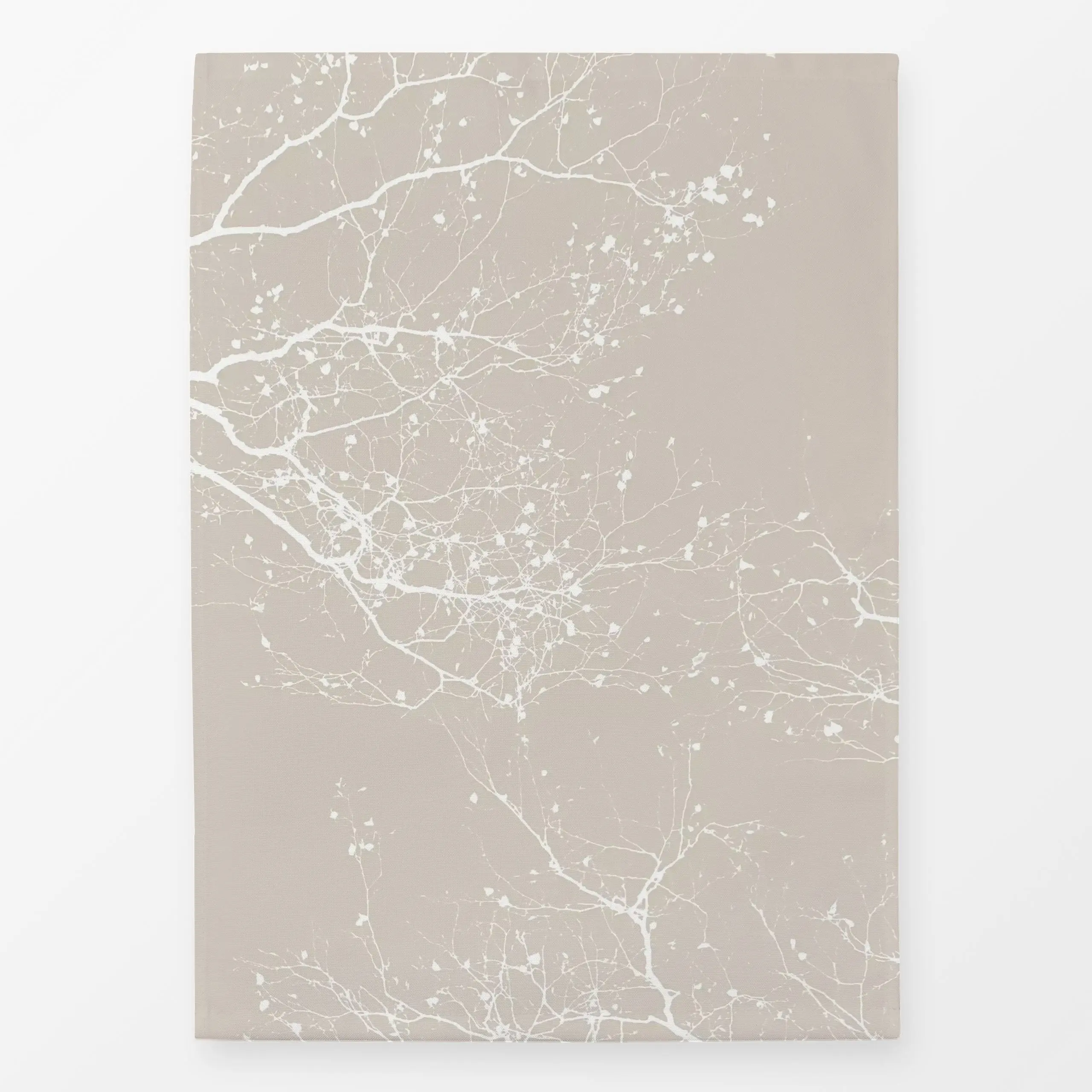 Geschirrtücher Zweige in Beige - Pflanzen & Botanik - von „Monika Strigel"; Natur, Zweige, Wald, beige, Baum, outdoor, minim...