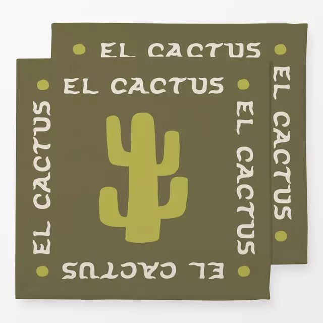 Servietten El Cactus Kaktus von textilwerk - textilwerk.com - Der  Onlineshop fr Heimtextilien aus Europa