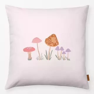 Kissen Bunte Pilze Hellrosa