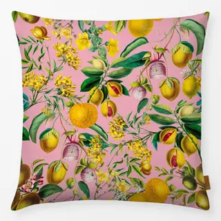 Kissen Tropischer Gartenzauber pink