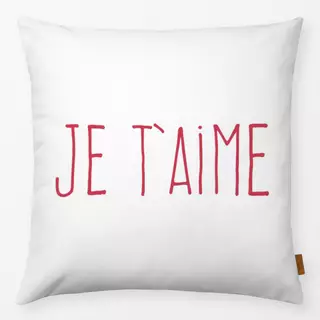 Kissen Je t'aime