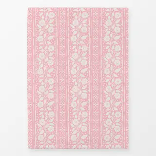 Geschirrtücher Florale Streifen Pink