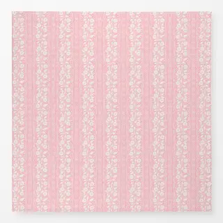 Tischdecke Florale Streifen Pink