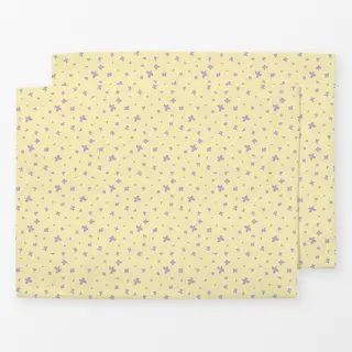 Tischset Ostern Flieder Blüten