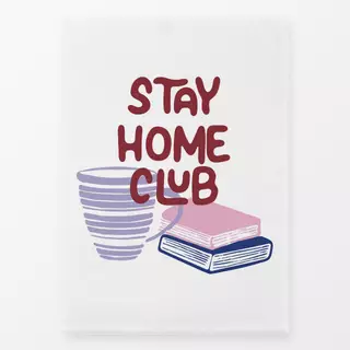 Geschirrtuch Stay Home Club