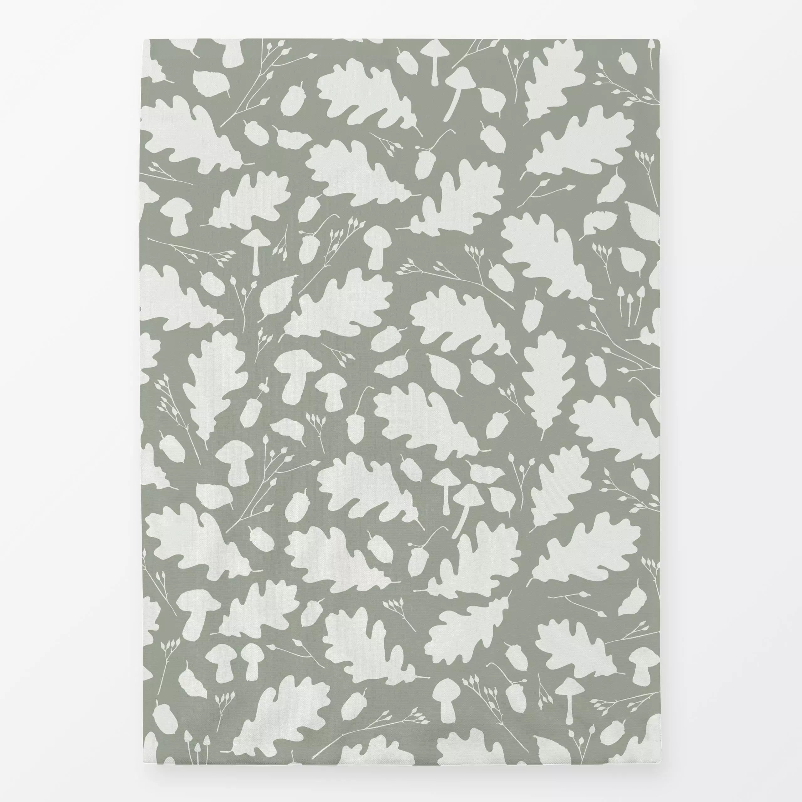 Geschirrtücher Herbst allover desertsage - Blumen & Florales, Herbst, Pflanzen & Botanik - von „Katrin Graff"; Blätter, Wald...