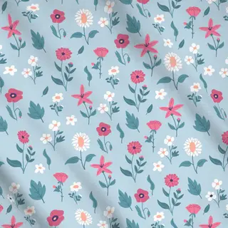 Meterware Botanical Flowers