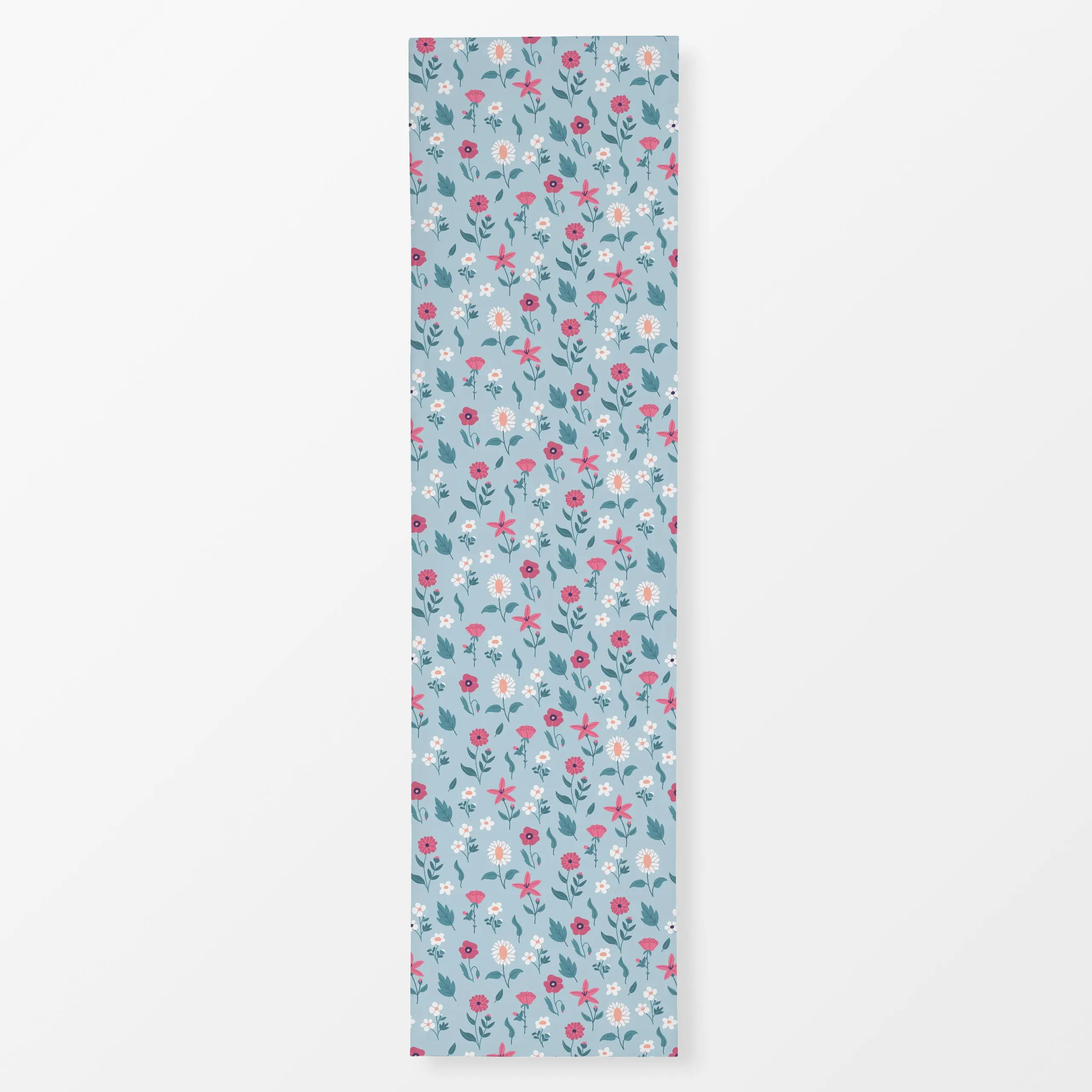 Tischläufer Botanical Flowers - Blumen & Florales, Pflanzen & Botanik - von „Sara Maese"; Blumen, Blätter, Pflanzen, Pfingst...