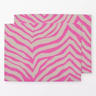 Tischset Zebra pink