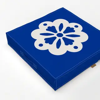 Bodenkissen Blüte Folkart