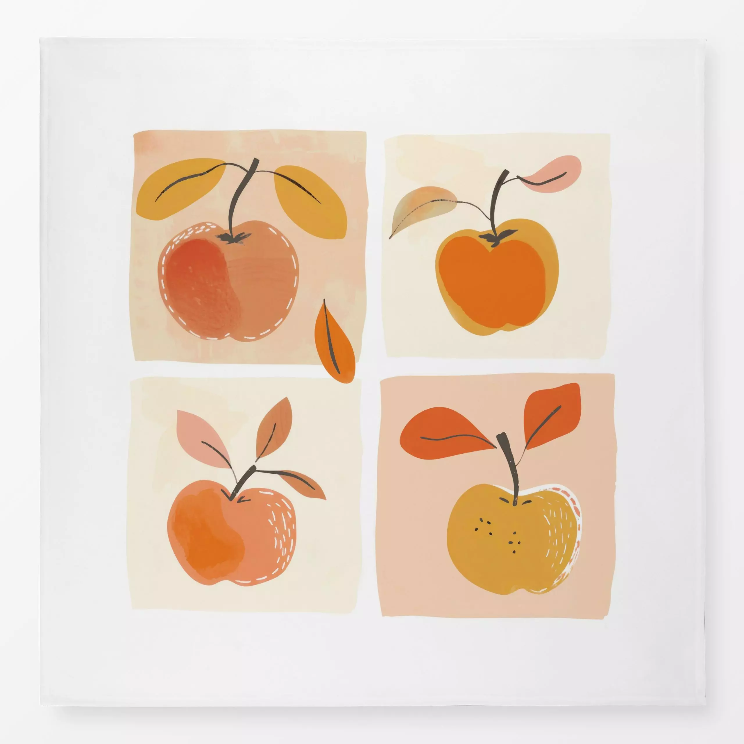 Tischdecke Goldener Herbst 1 - von „Uta Naumann“; boho, skandinavisch, Garten, Hygge, modern, Botanisch, floral, minimalisti...