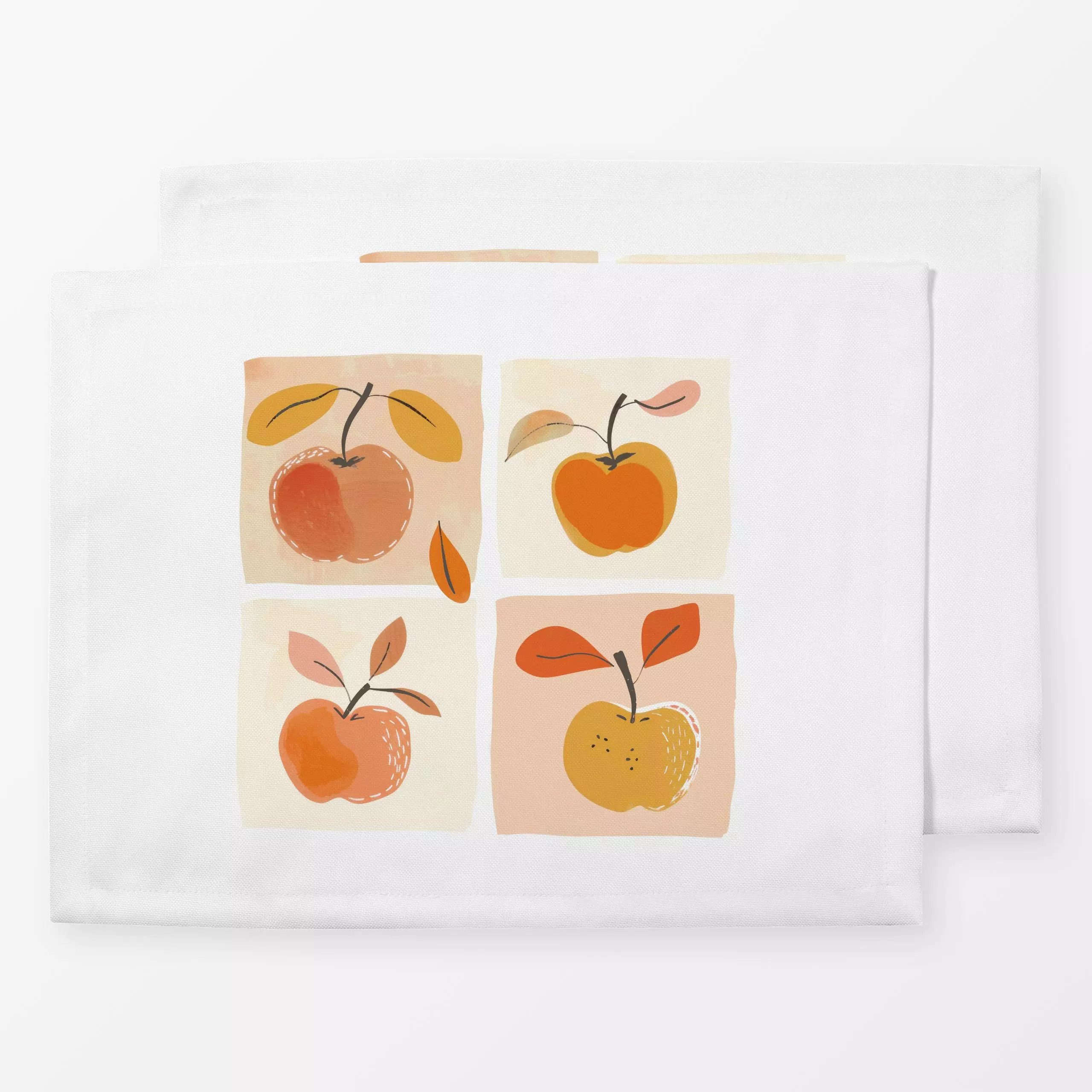Tischset Goldener Herbst 1 - von „Uta Naumann"; boho, skandinavisch, Garten, Hygge, modern, Botanisch, floral, minimalistisc...