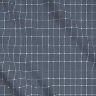 Meterware Blau Kariert