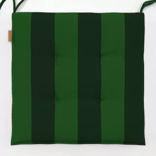 Sitzkissen Streifen Dunkelgrün & Hellgrün
