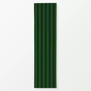 Tischläufer Streifen Dunkelgrün & Hellgrün