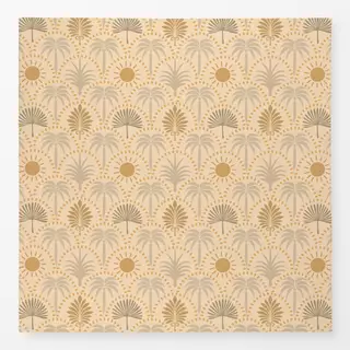 Tischdecke Palm Springs Mid Century Beige
