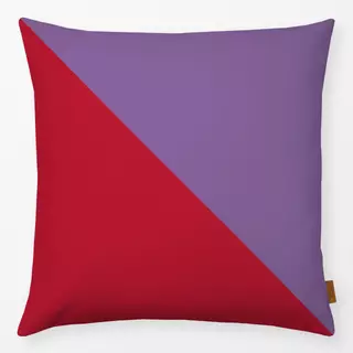 Kissen Square lila rot