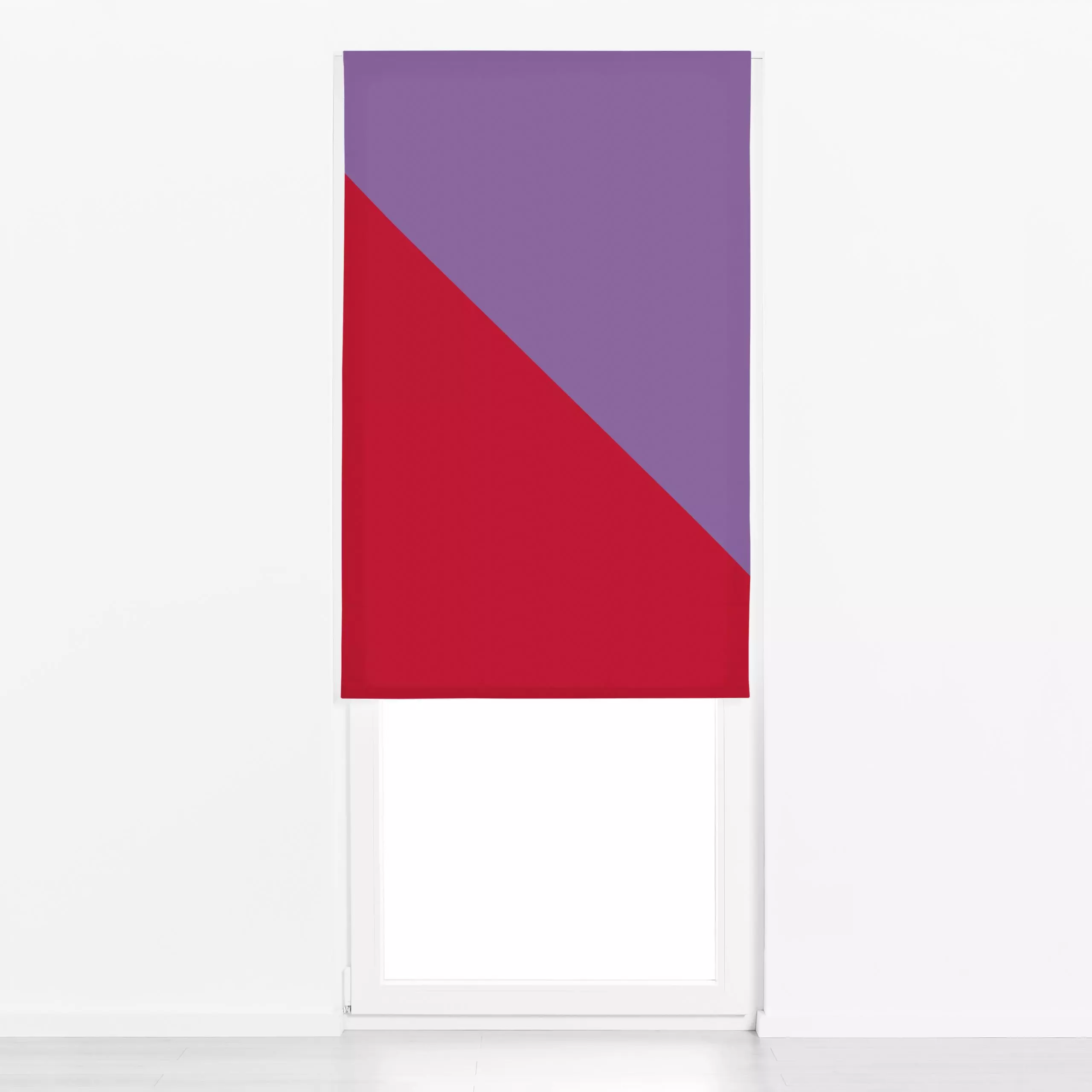 Raffrollo Square lila rot - Symbole & Muster, Anlässe - von „Iris Knabenschuh Textildesign"; Muster, Weihnachten, Winter, we...