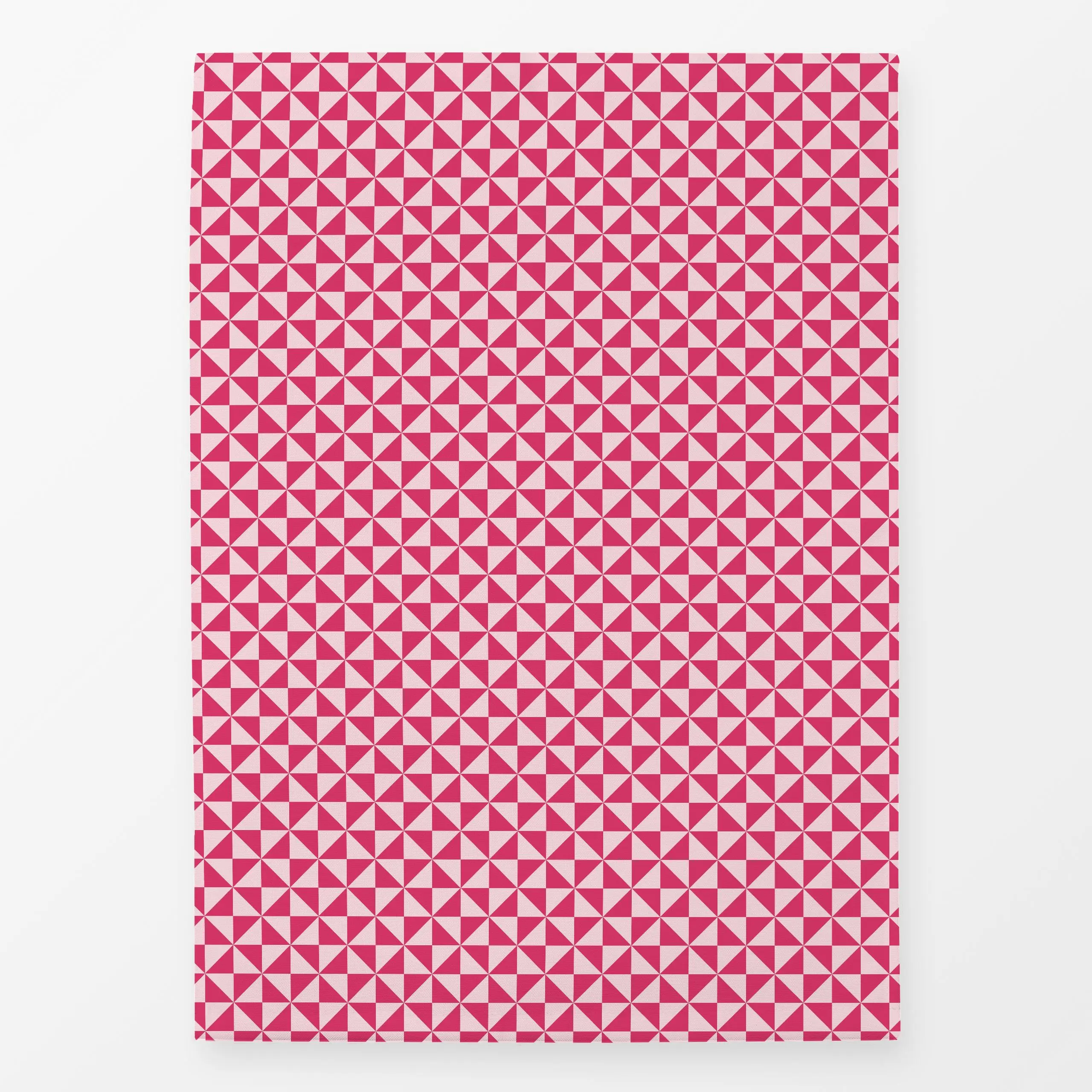 Geschirrtücher Dreiecke pink rosa - Symbole & Muster - von „Kathrin Löffler"; Muster, Geometrisch, Karo, pink, Dreieck, drei...