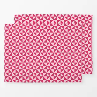 Tischset Dreiecke pink rosa