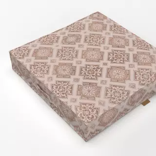 Bodenkissen Vintage azulejo terracotta