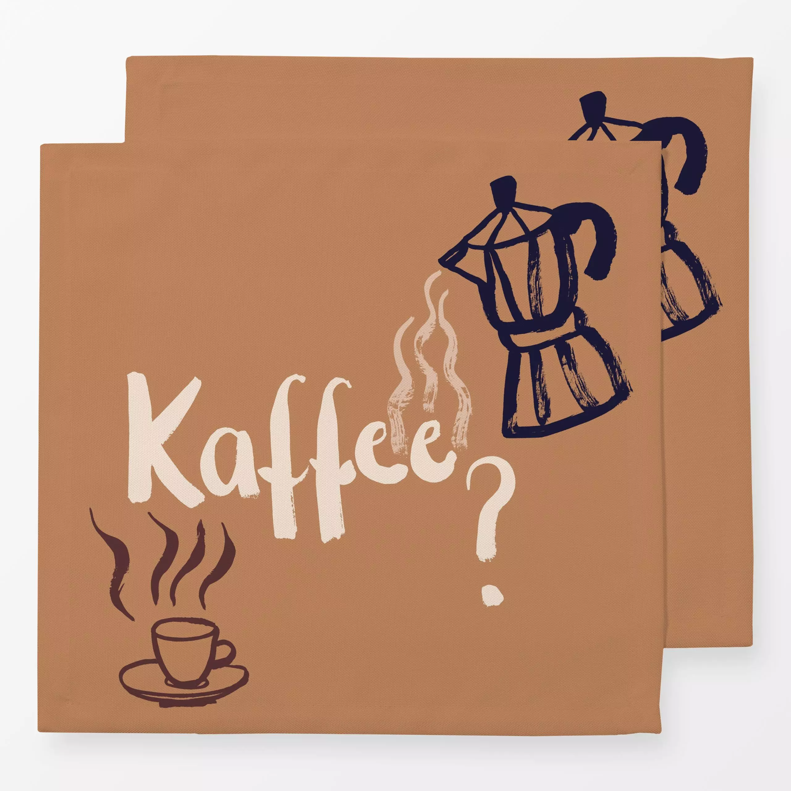 Servietten Kaffee - Herbst, Küche, Essen & Trinken - von „Julia Schumacher"; Kaffee, Tasse, Cafe, Cappuccino, Espresso, Coff...