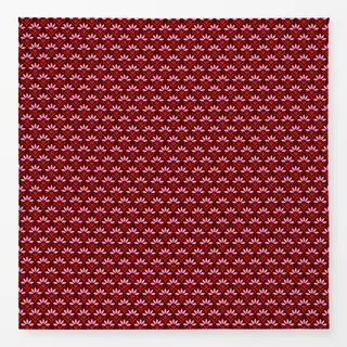 Tischdecke Vintage Florals brown red