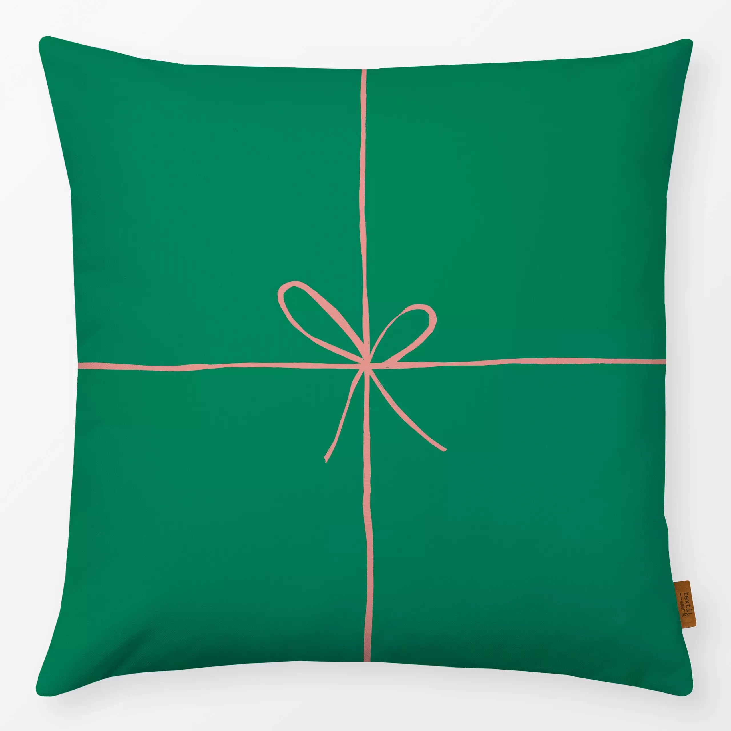 Kissen Geschenk Green - Weihnachten, Anlässe - von „Studio ROSAGRAU“; Weihnachten, Geschenk, winterdeko, Weihnachtskissen, S...